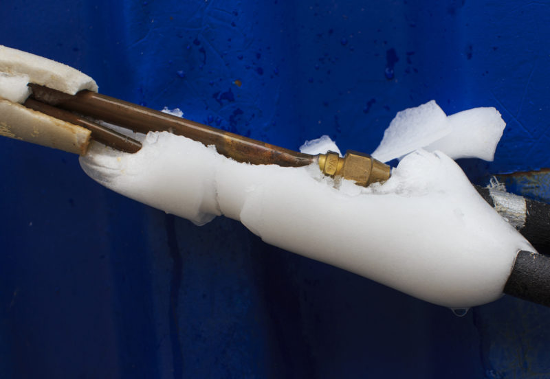 Why Is Ice On My Outside Air Conditioner Pipe?