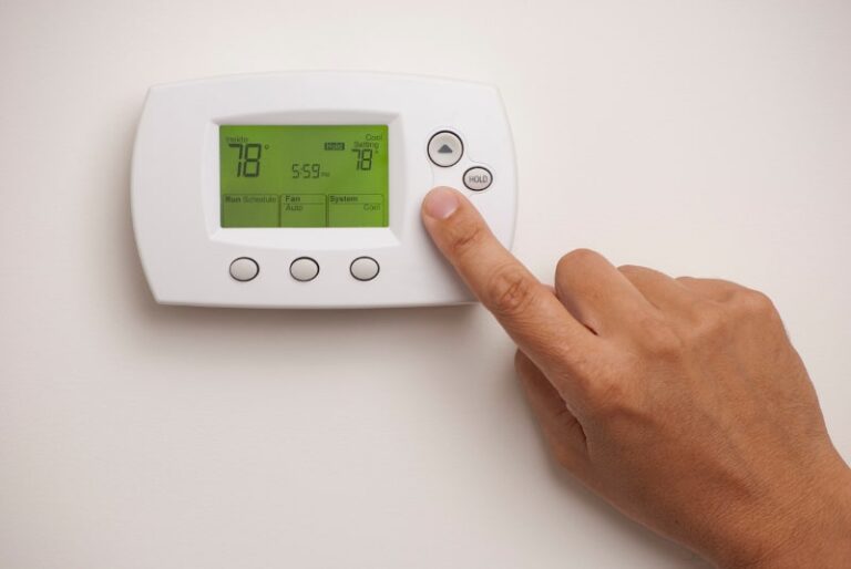 Setting thermostat