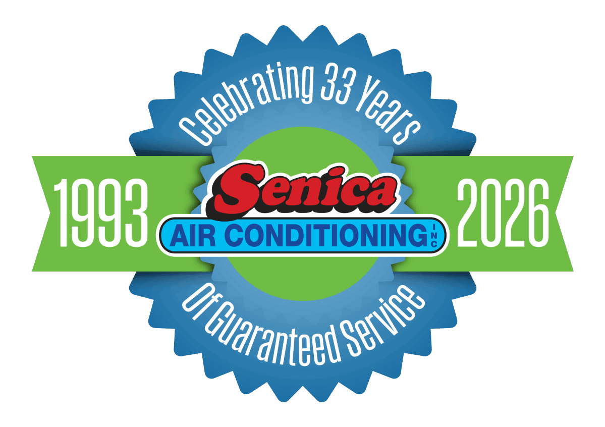 Senica 33 Years Logo 2026